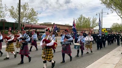 Bendigo Police Remembrance Day service in CBD