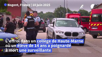 Haute-Marne: une surveillante tuée au couteau, un collégien arrêté