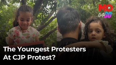 The youngest protesters at CJP protest?
