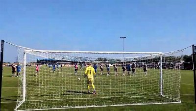Tyler Harvey's penalty kick secures the win for Truro City versus Exeter