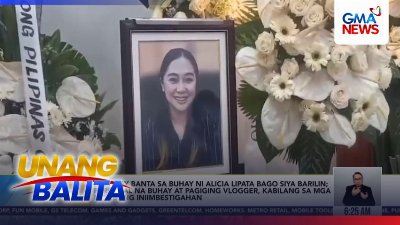 PNP - May banta sa buhay ni Alicia Lipata bago siya barilin; personal na buhay at pagiging vlogger, kabilang sa mga motibong iniimbestigahan | Unang Balita