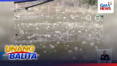Ulan na may kasamang yelo, nakasira ng ilang pananim sa Mt. Pulag | Unang Balita