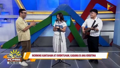 Morning kantahan at kwentuhan, kasama si Ana Kristina