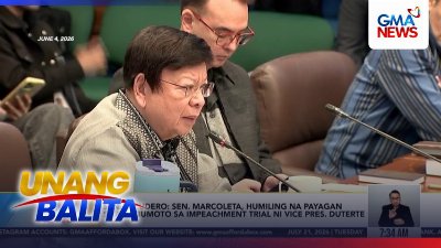 Sen. Escudero - Sen. Marcoleta, humiling na payagan siyang bumoto sa impeachment trial ni VPSD | Unang Balita