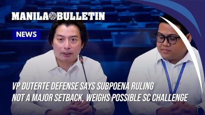VP Duterte defense says subpoena ruling not a major setback, weighs possible SC challenge