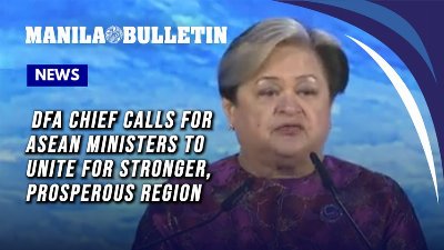 DFA chief calls on ASEAN ministers to unite for a stronger, prosperous region