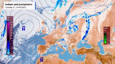 UK rain block is over the rain is coming this week