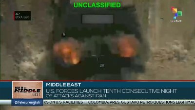U.S. forces launch tenth consecutive night of attacks against Iran