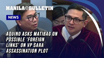 Aquino asks Matibag on possible 'foreign links' on VP Sara assassination plot