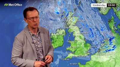 Met Office Wednesday Afternoon Weather Forecast 22/07/2026