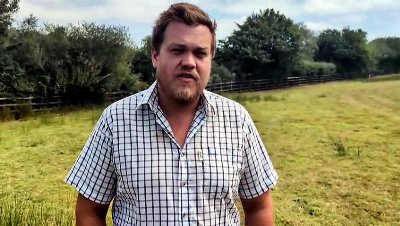 Farmer Michael Jefferies discusses the impact of the theft of sheep from his farm in St Columbine