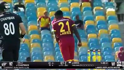 WI BEAT NZ IN 5TH ODI
