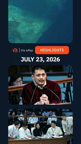 Today’s headlines: Bajo de Masinloc, Robin Padilla, Sara Duterte | The wRap | July 23, 2026
