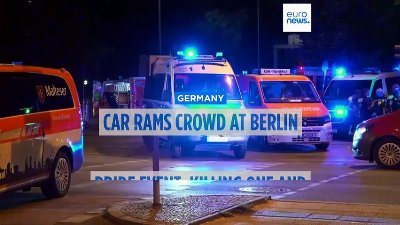 Car rams crowd at Berlin Pride event, killing one and injuring 16