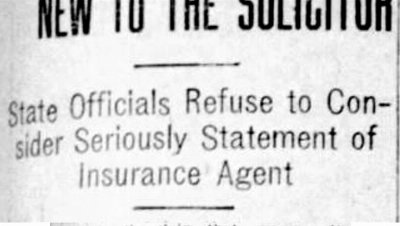 Tuesday, 15th July 1913 Mincey Affidavit Not New to the Solicitor