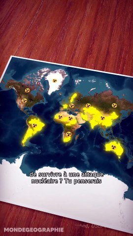 Seul pays au monde capable de survivre à l'apocalypse nucléaire #géographie