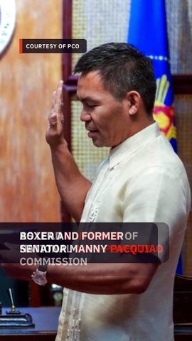 Marcos picks Manny Pacquiao as anti-poverty czar