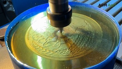 Watch the intricate process of minting the inaugural Australian Agriculture Awards medals