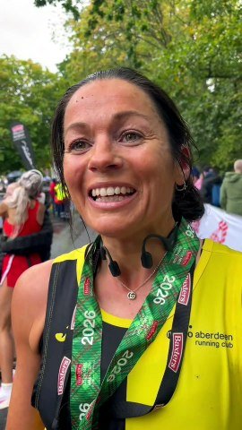 Hazel Wyness wins Loch Ness Marathon 2026