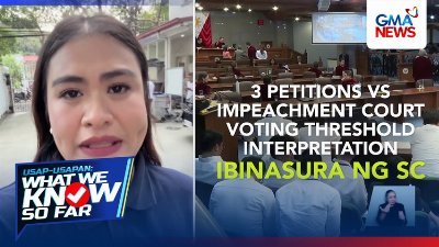 3 petisyon laban sa impeachment court interpretation, ibinasura ng SC | WWKSF